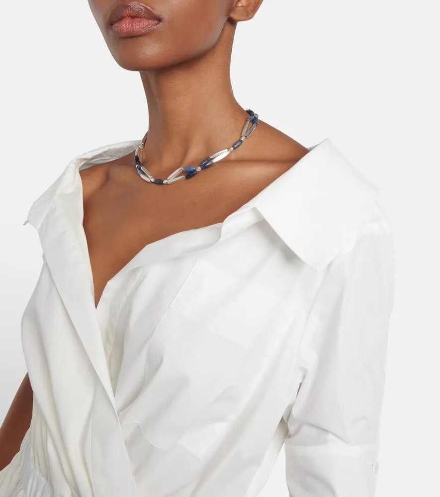 Altuzarra Lydia cotton-blend poplin shirt dress