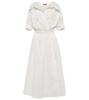 Altuzarra Lydia cotton-blend poplin shirt dress