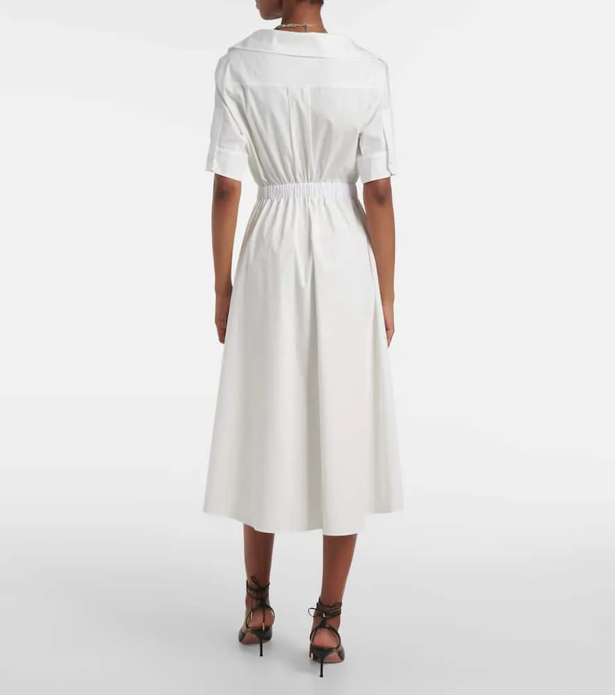 Altuzarra Lydia cotton-blend poplin shirt dress