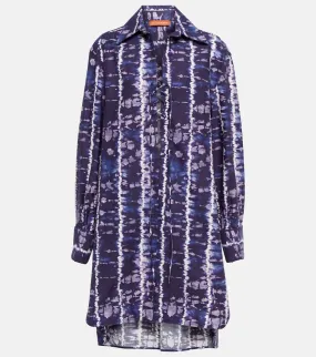 Altuzarra Nia printed cotton-blend shirt dress