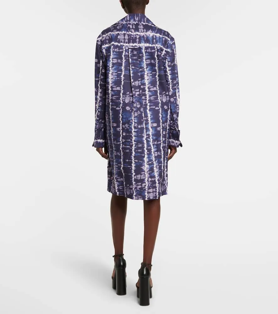 Altuzarra Nia printed cotton-blend shirt dress