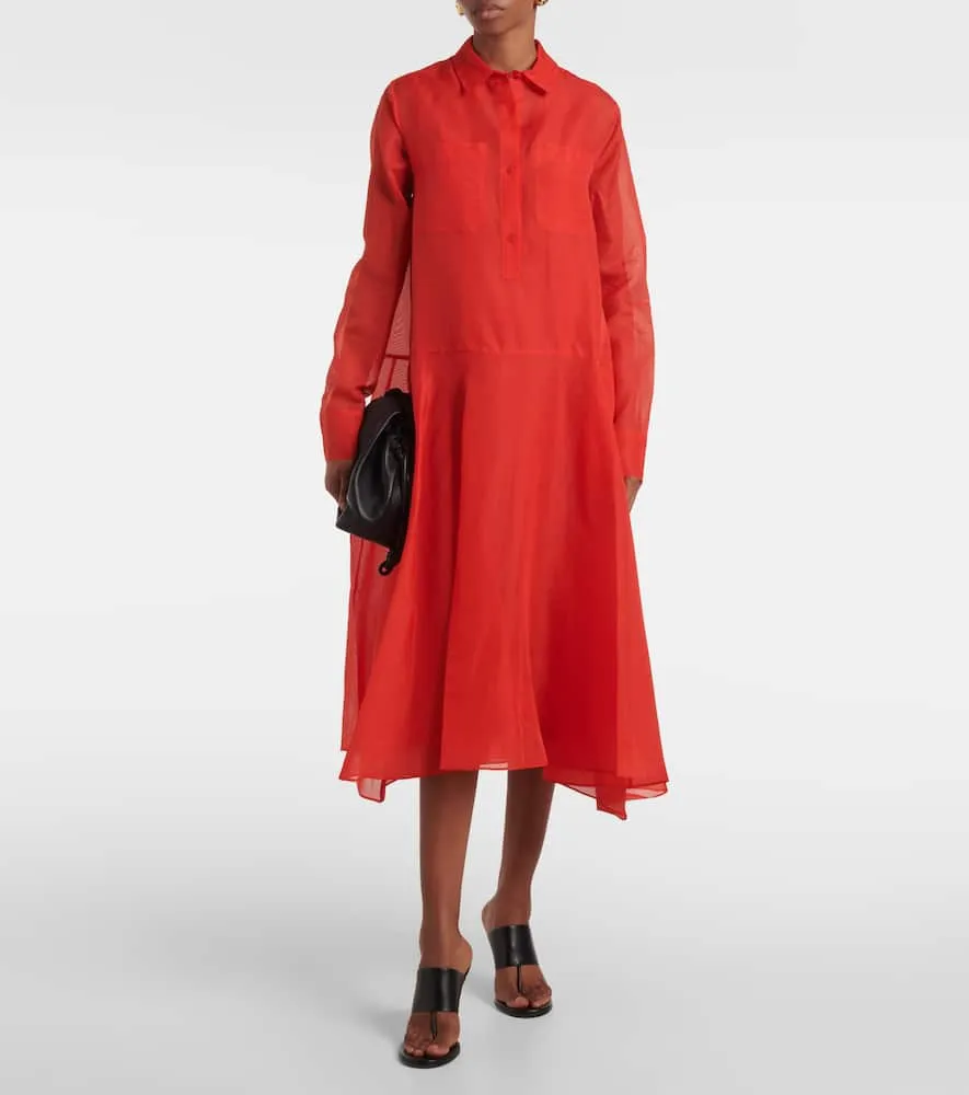 Altuzarra Sissy silk shirt dress