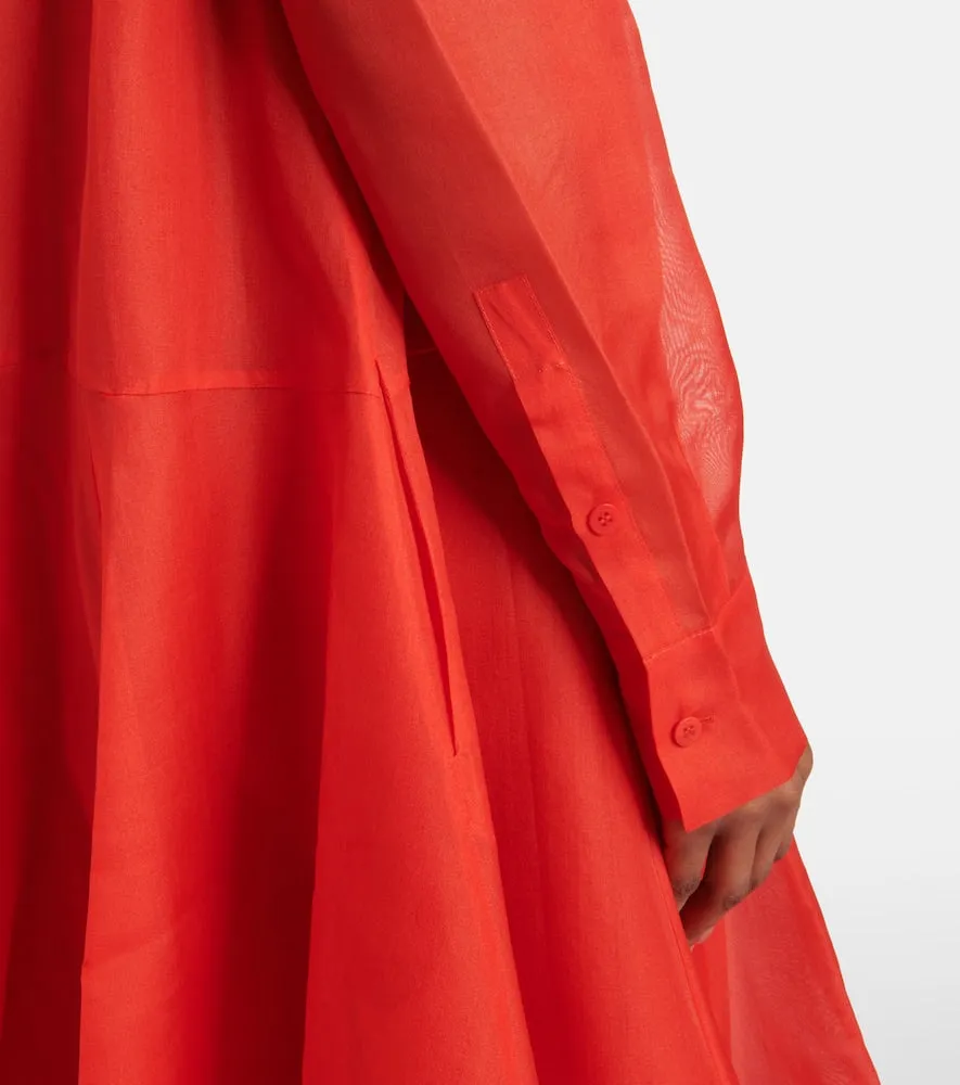 Altuzarra Sissy silk shirt dress