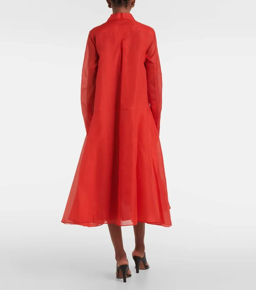 Altuzarra Sissy silk shirt dress