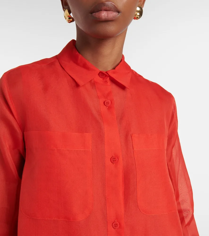 Altuzarra Sissy silk shirt dress