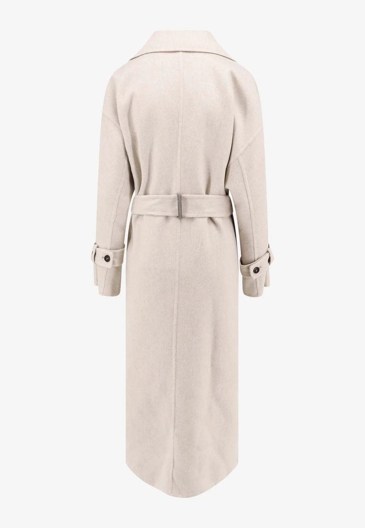 Belted Cashmere Long Coat