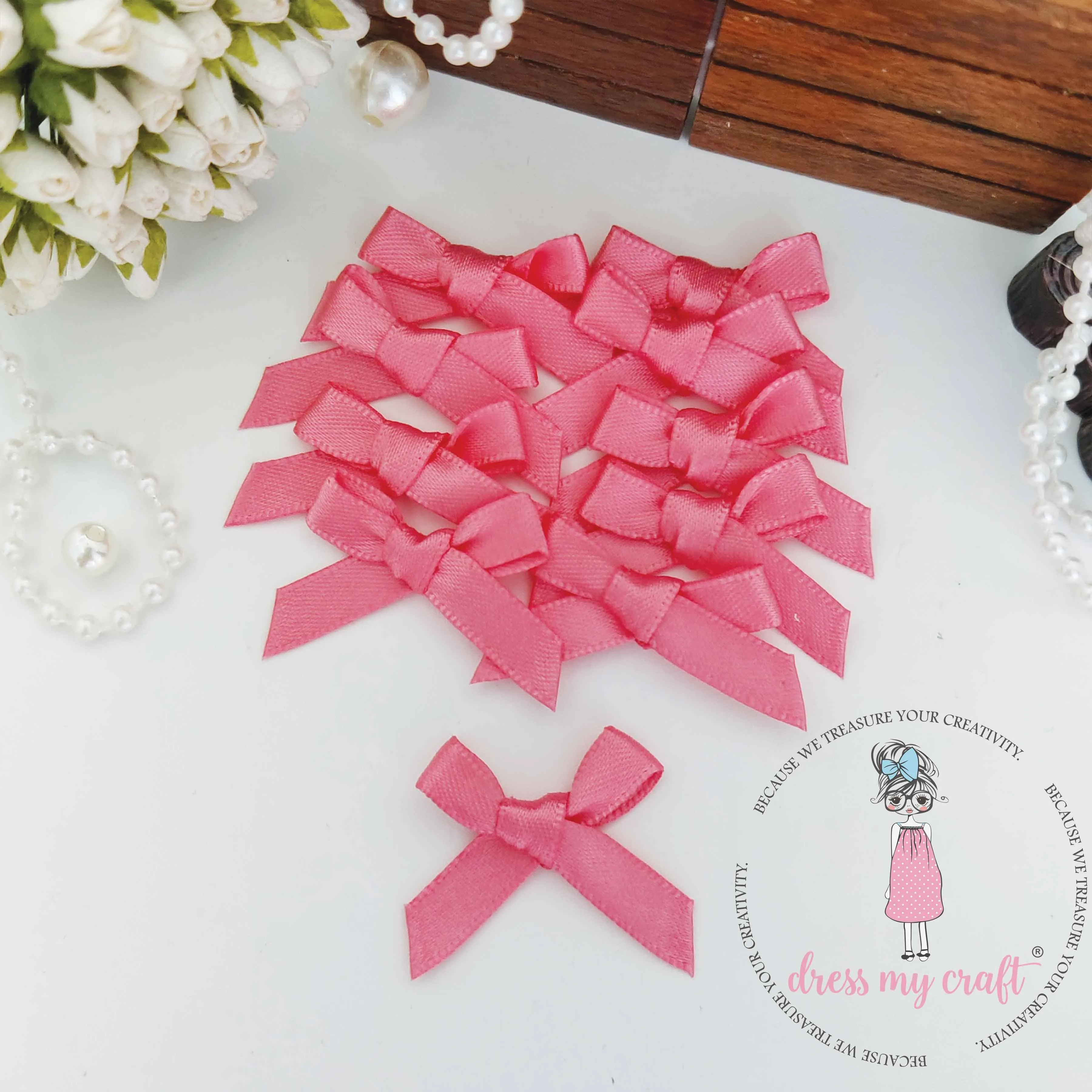 Blush Pink Ribbon Bows
