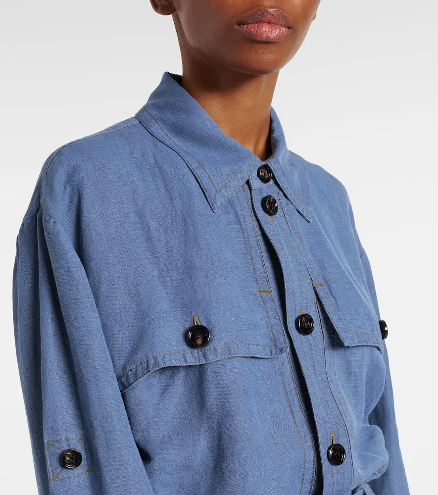 Bottega Veneta Belted shirt dress