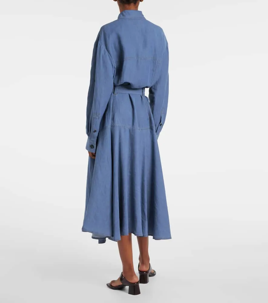 Bottega Veneta Belted shirt dress