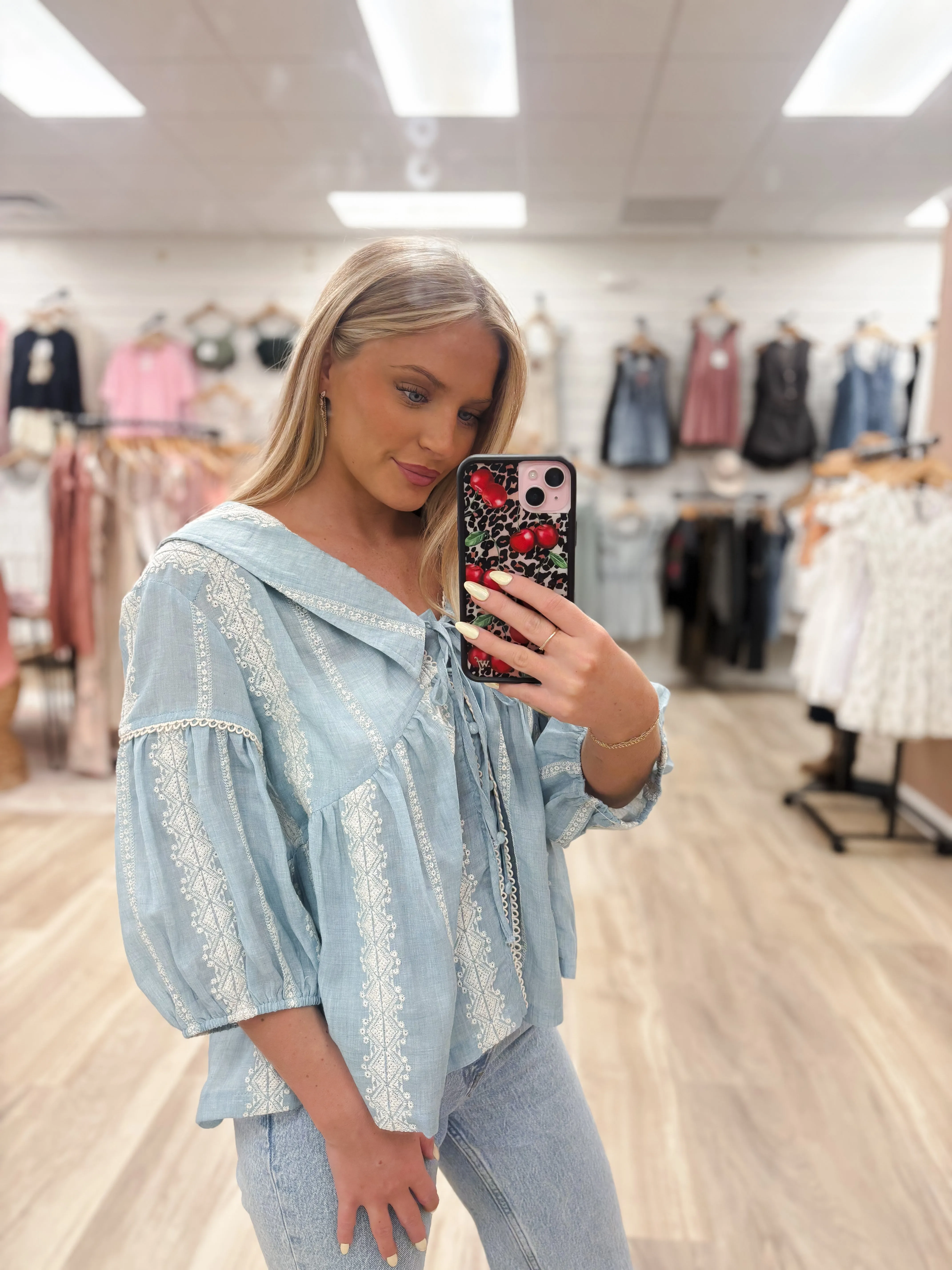 Brinley Lace Top