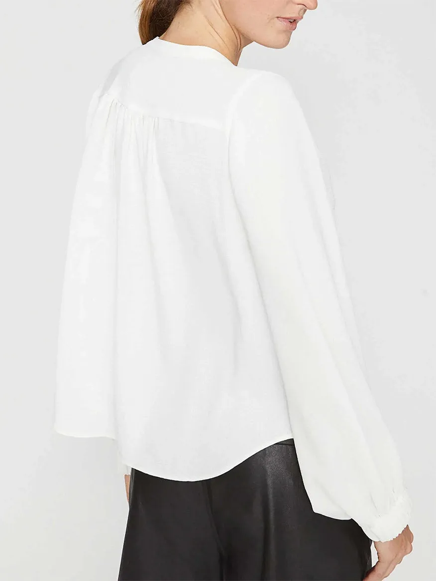 Brochu Walker Phoebe Blouse in Salt White