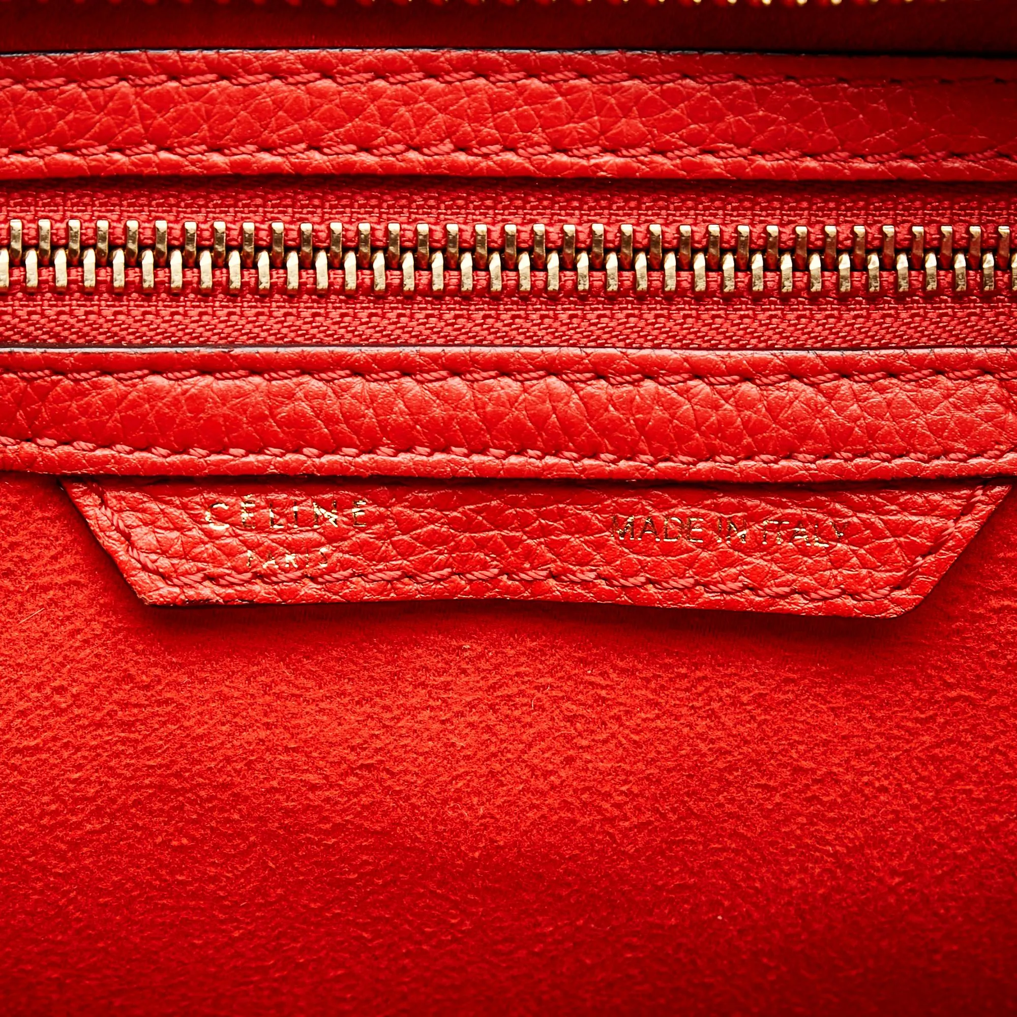 Celine Micro Luggage Leather Handbag (SHG-27015)