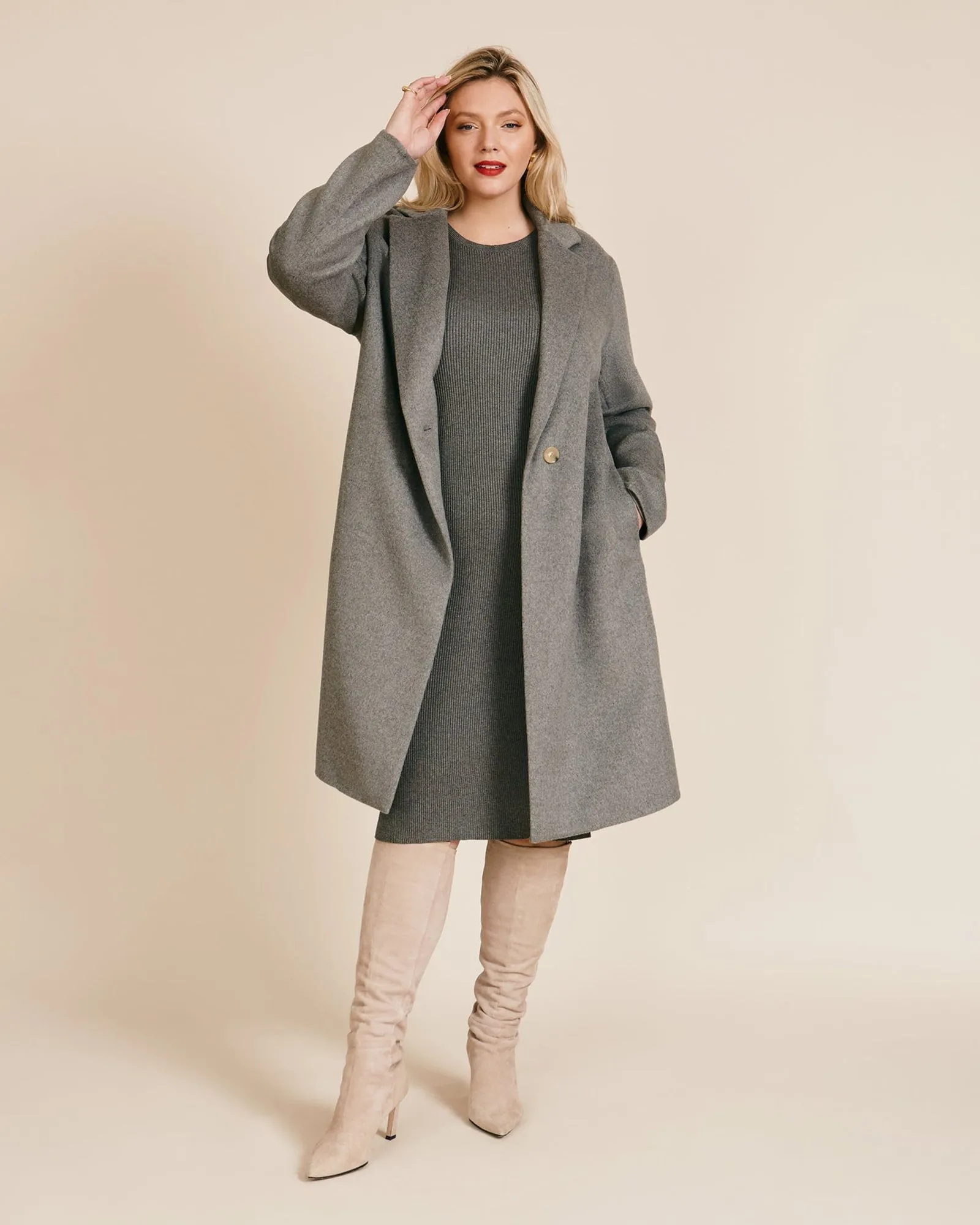 Classic Coat | HEATHER GREY