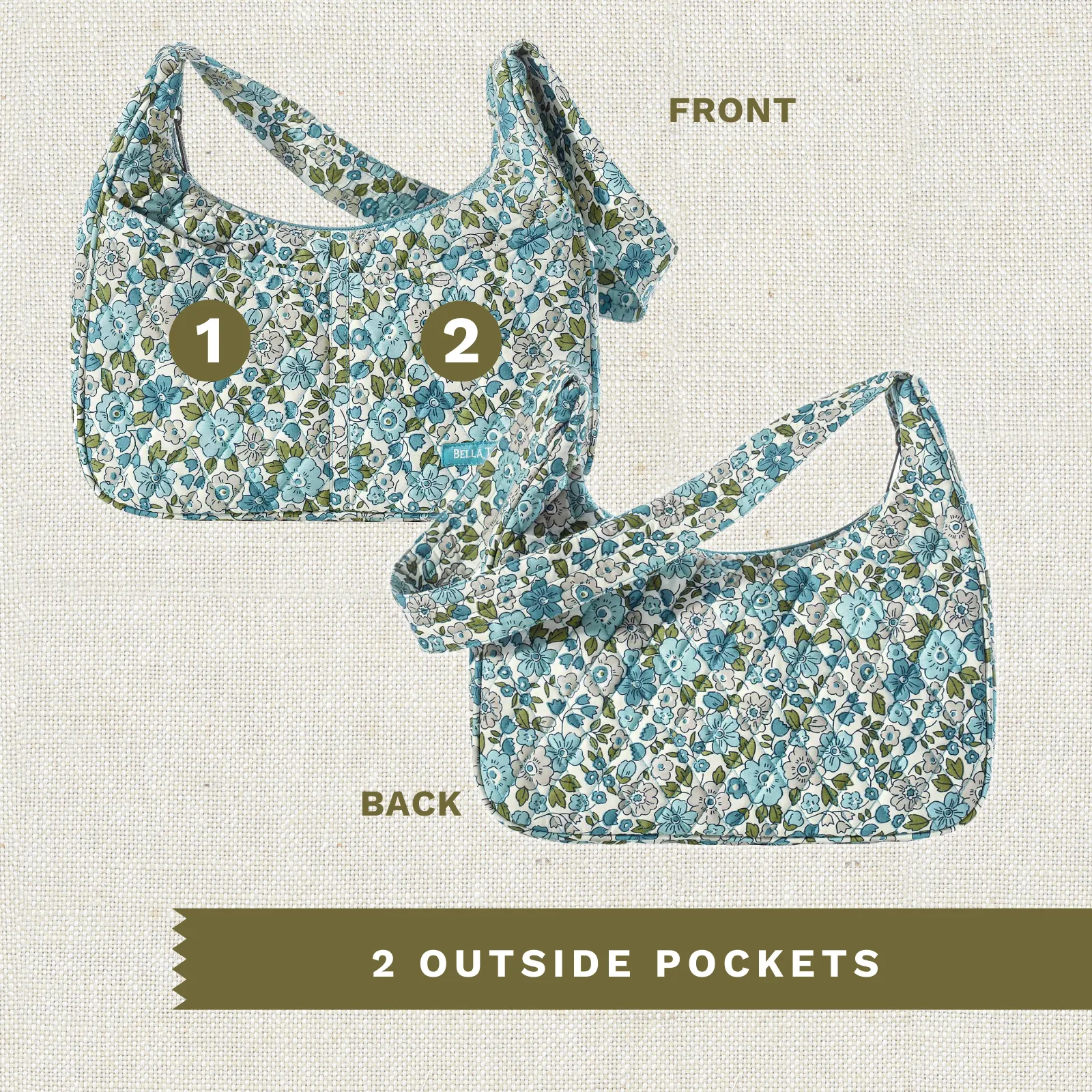 Delicate Floral Blue Blakely