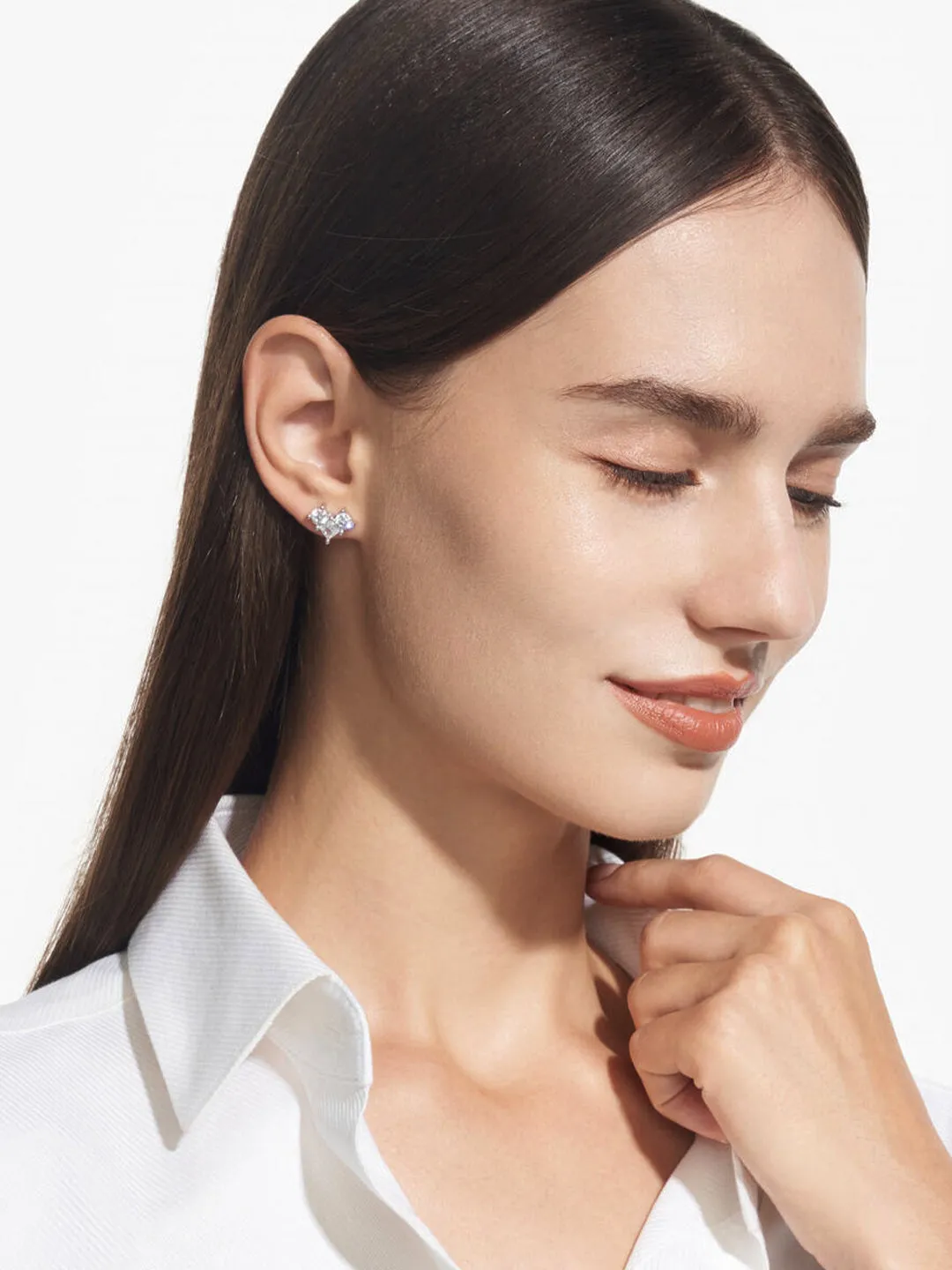 Delicate Heart Studs