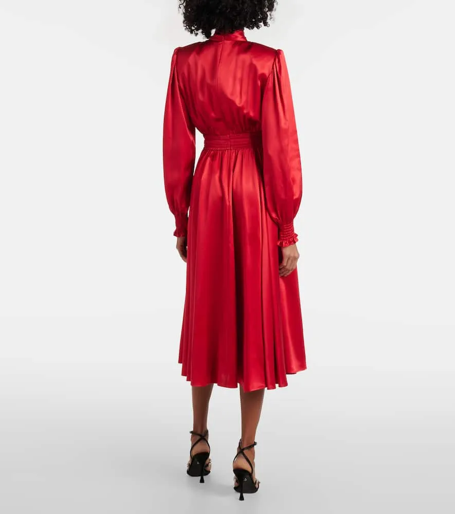 Dolce&Gabbana Silk satin shirt dress