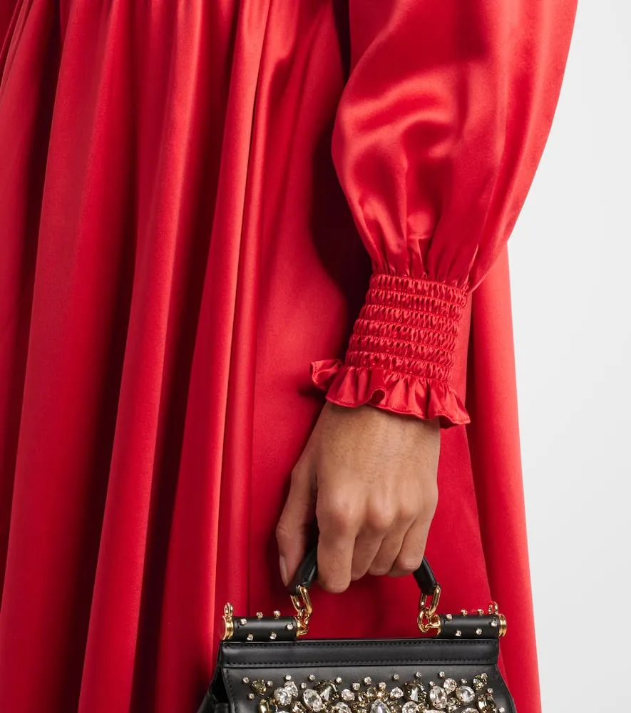 Dolce&Gabbana Silk satin shirt dress
