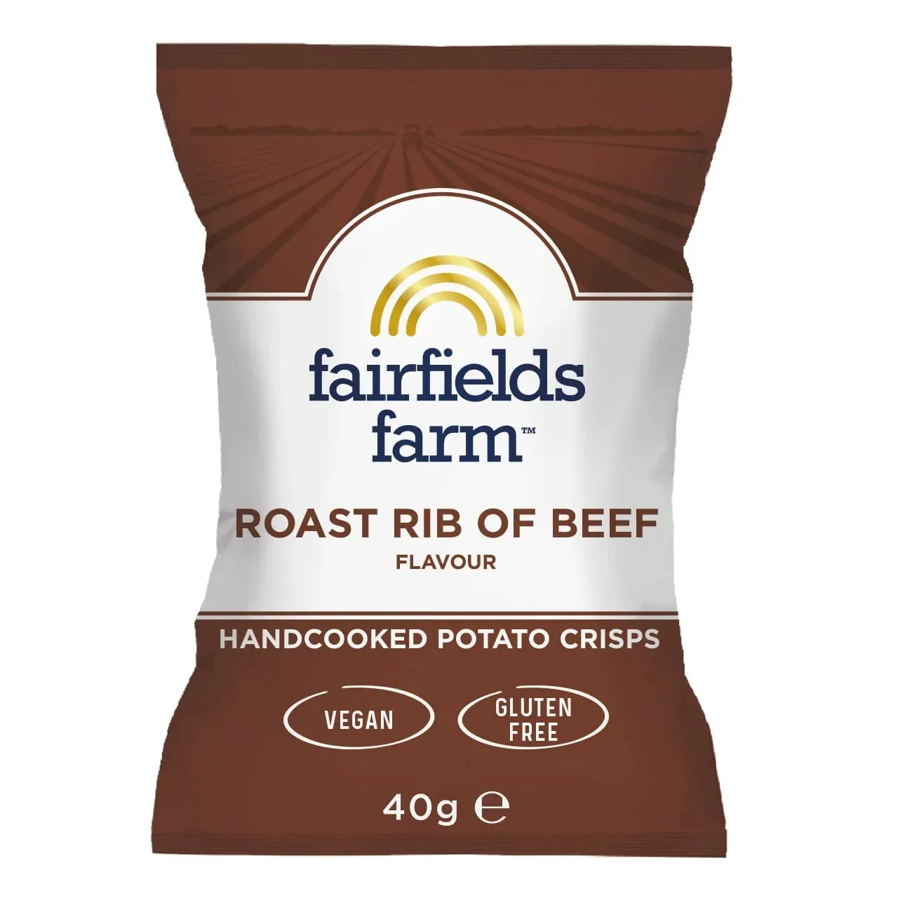 Fairfields Farm Roast Rib of Beef Hand Cooked Crisps 40g