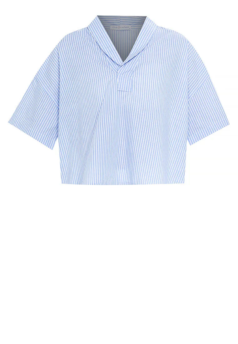 Fay Pinstripe Cotton Top