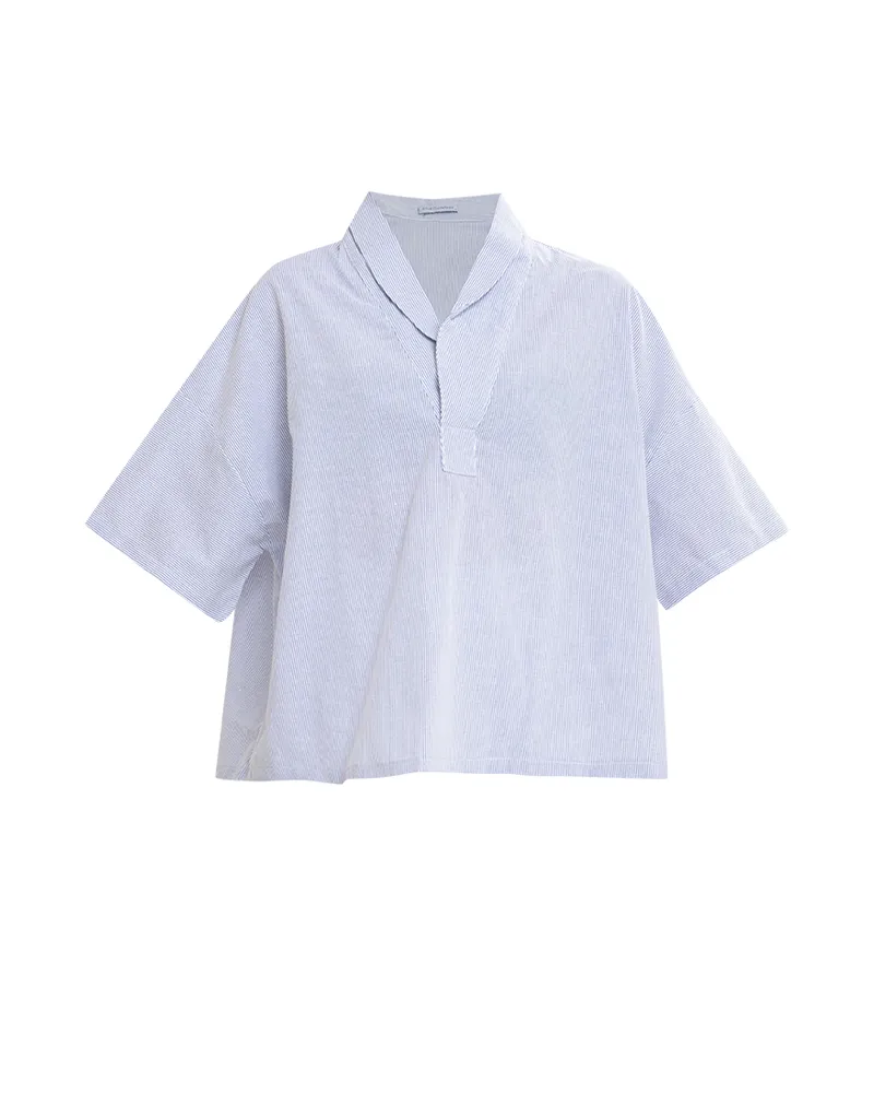Fay Pinstripe Cotton Top
