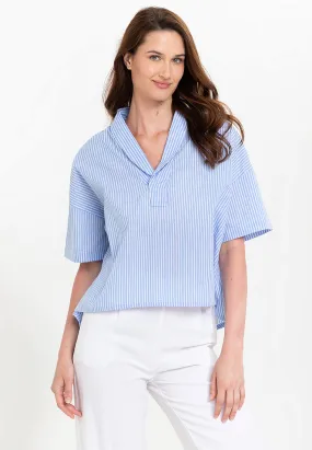 Fay Pinstripe Cotton Top