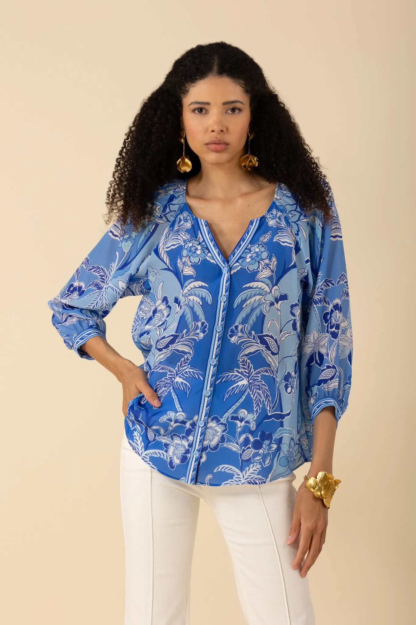Freyja Silk Top