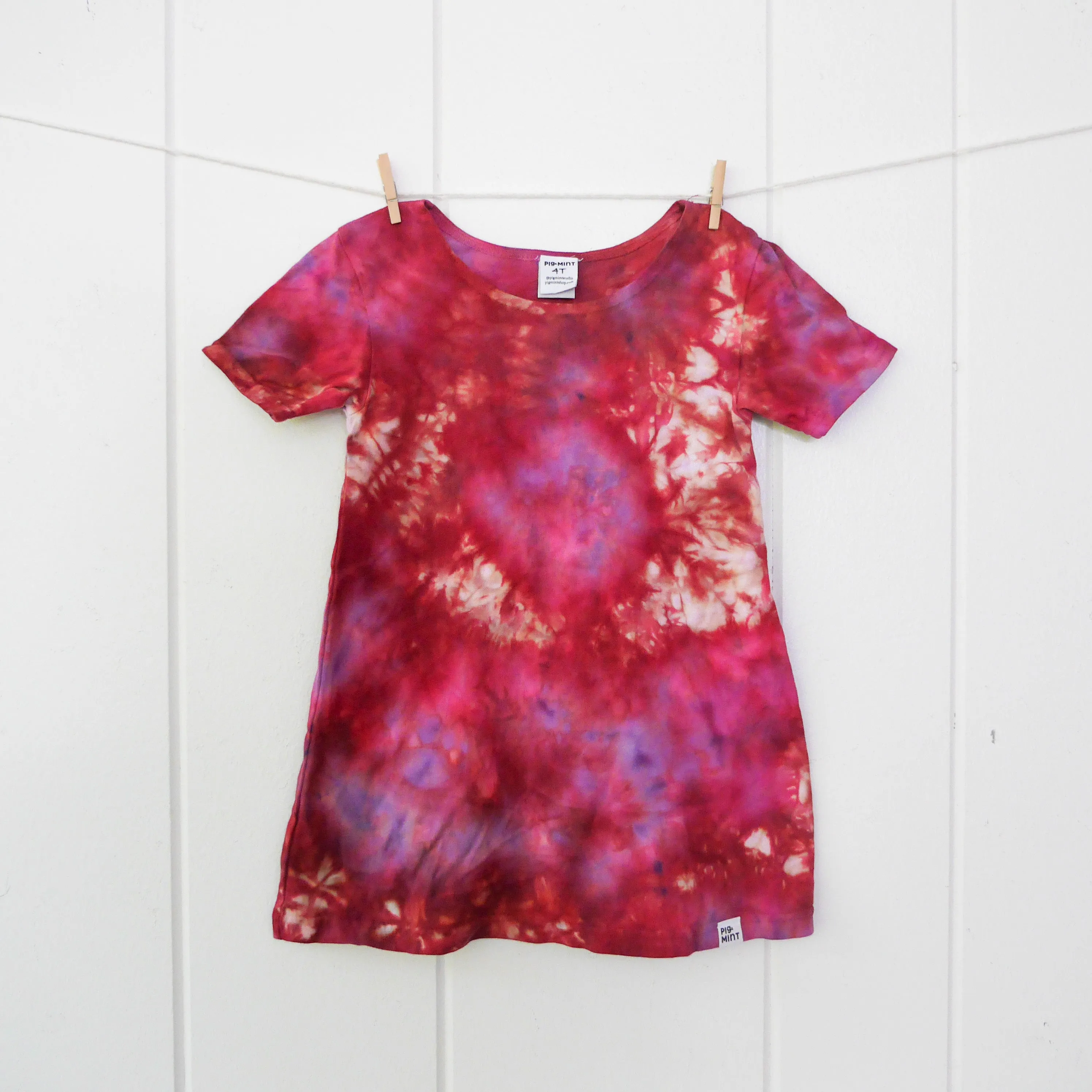 Girl's Tie-Dye T-shirt Dress