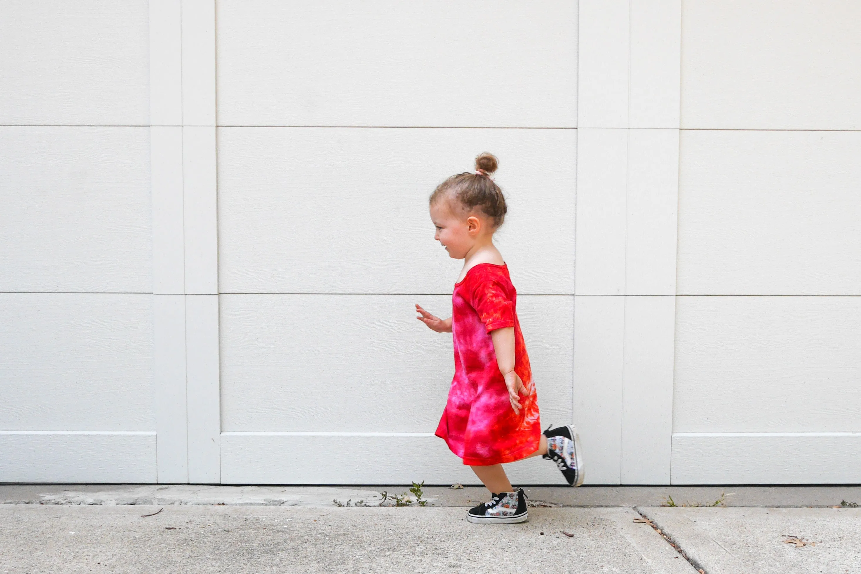 Girl's Tie-Dye T-shirt Dress