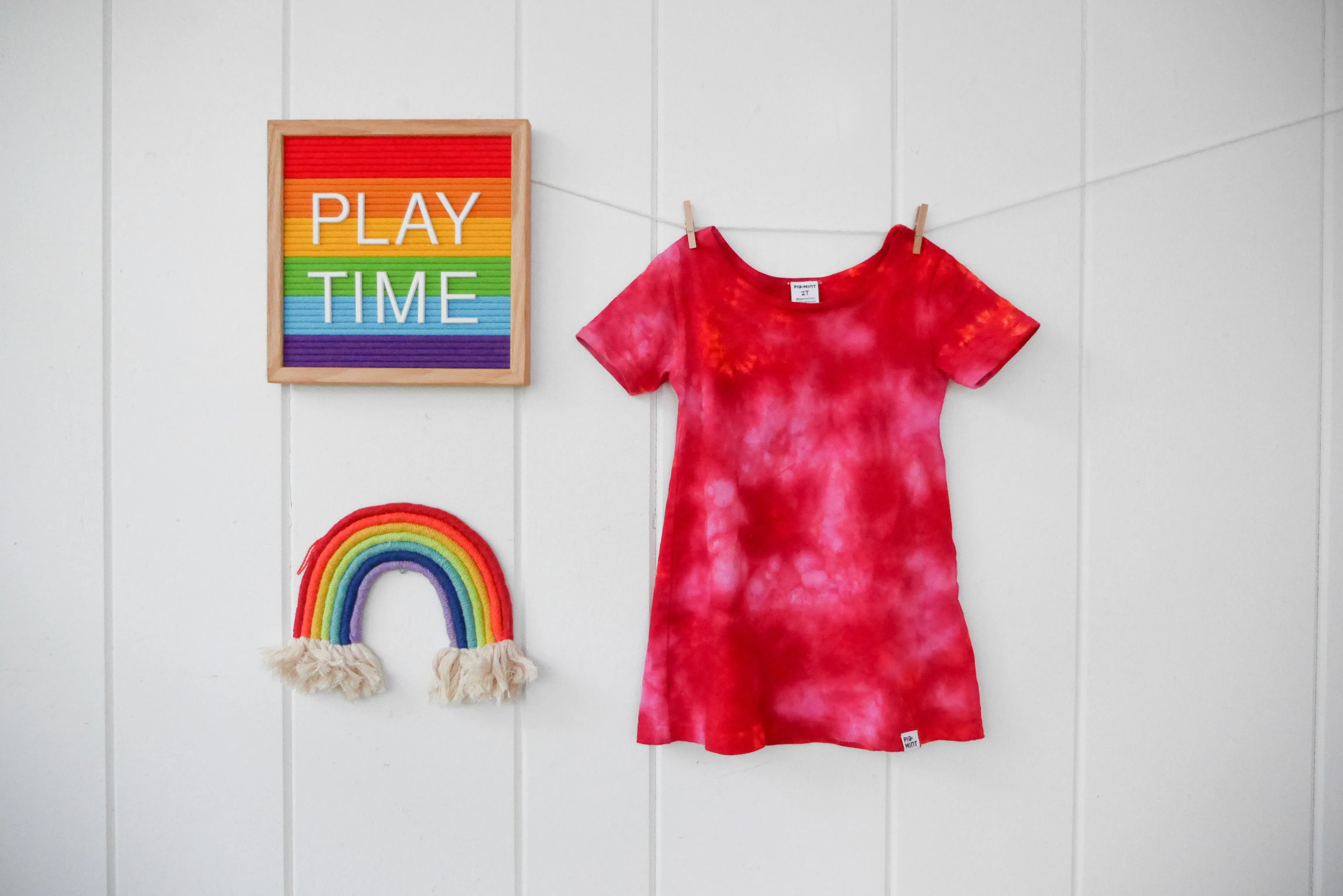Girl's Tie-Dye T-shirt Dress