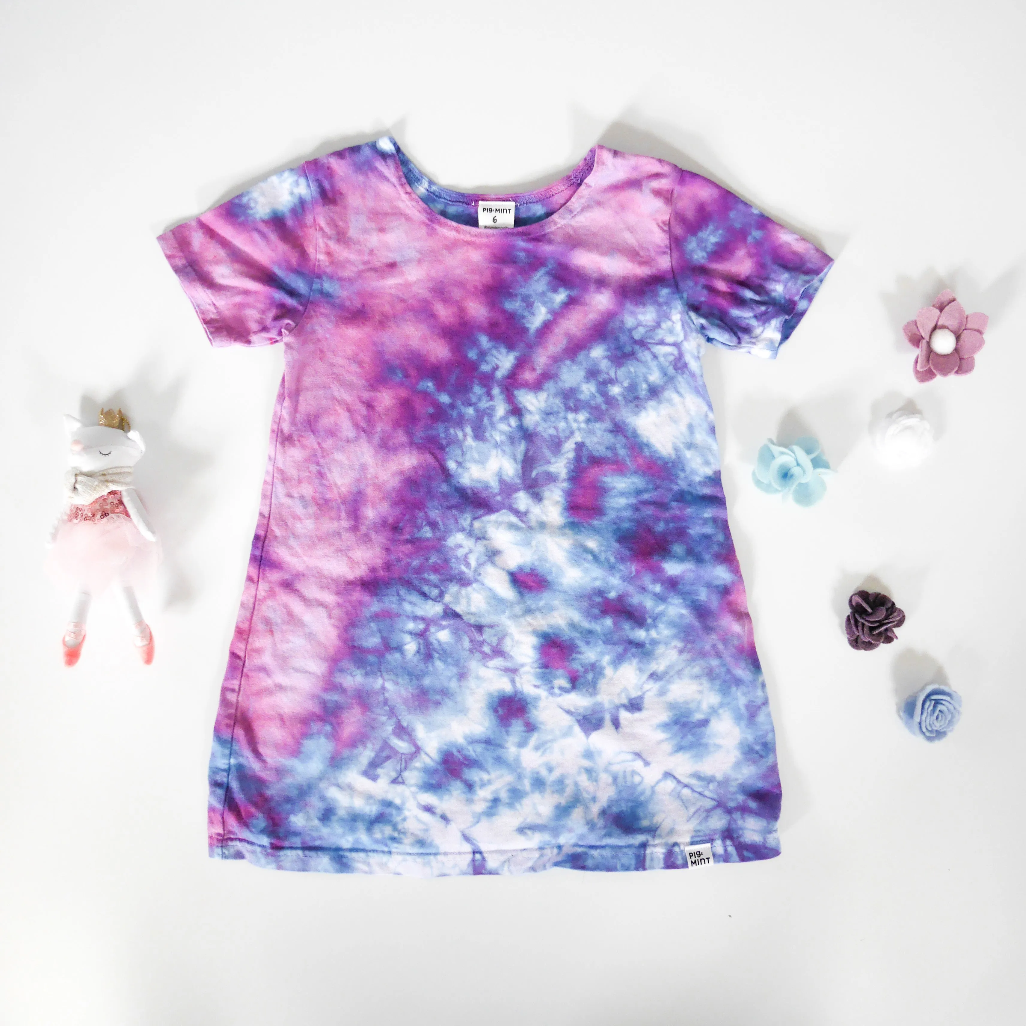 Girl's Tie-Dye T-shirt Dress