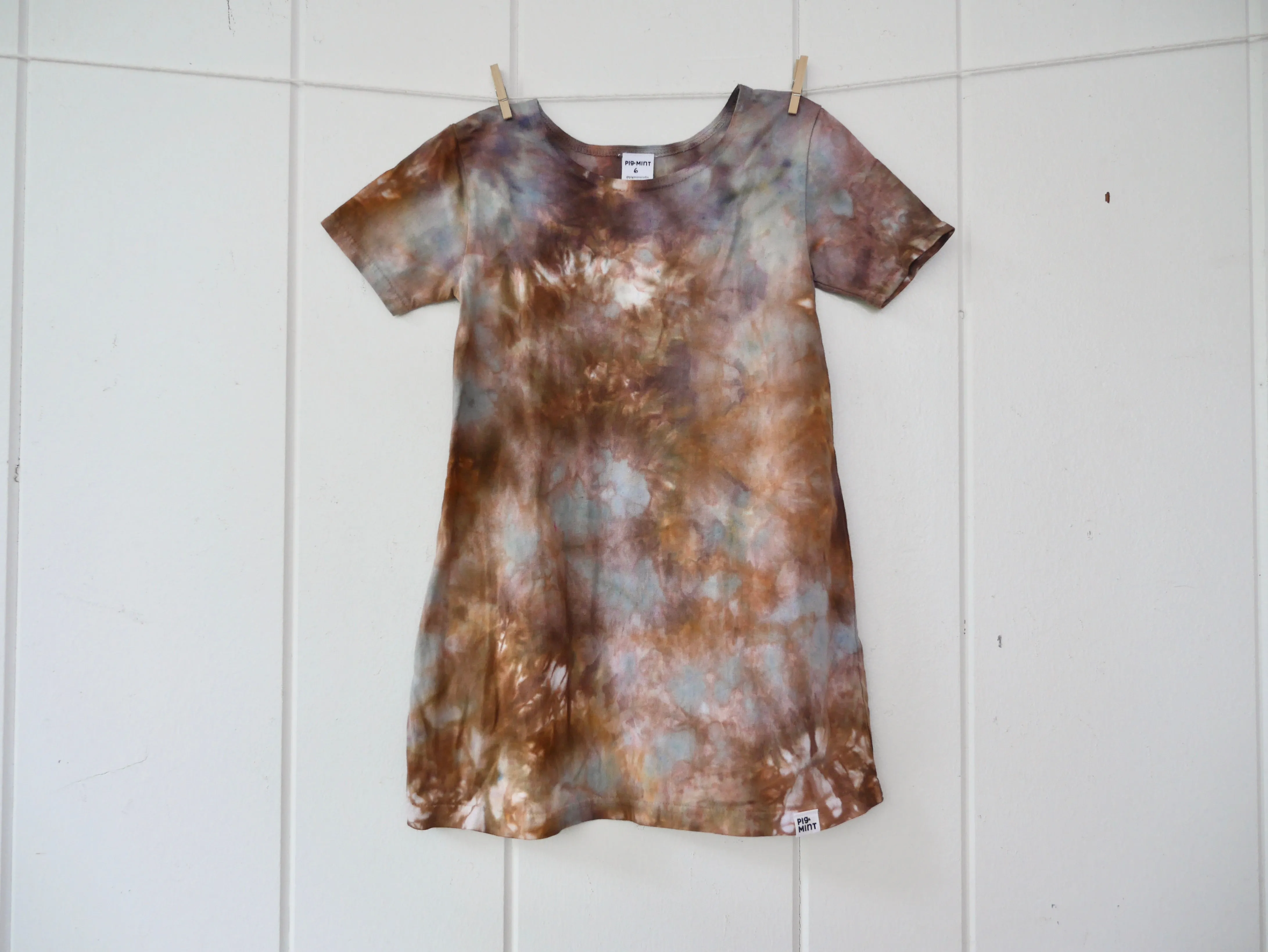 Girl's Tie-Dye T-shirt Dress