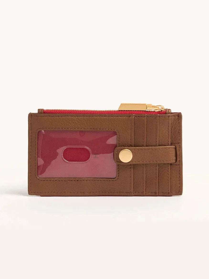 Hammitt Los Angeles 210 West Wallet in Mahogany Pebble