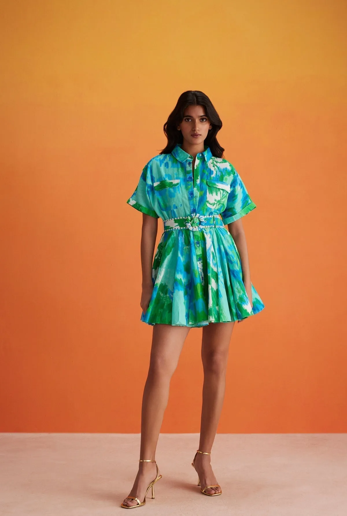 Hemant & Nandita Vida Short Dress