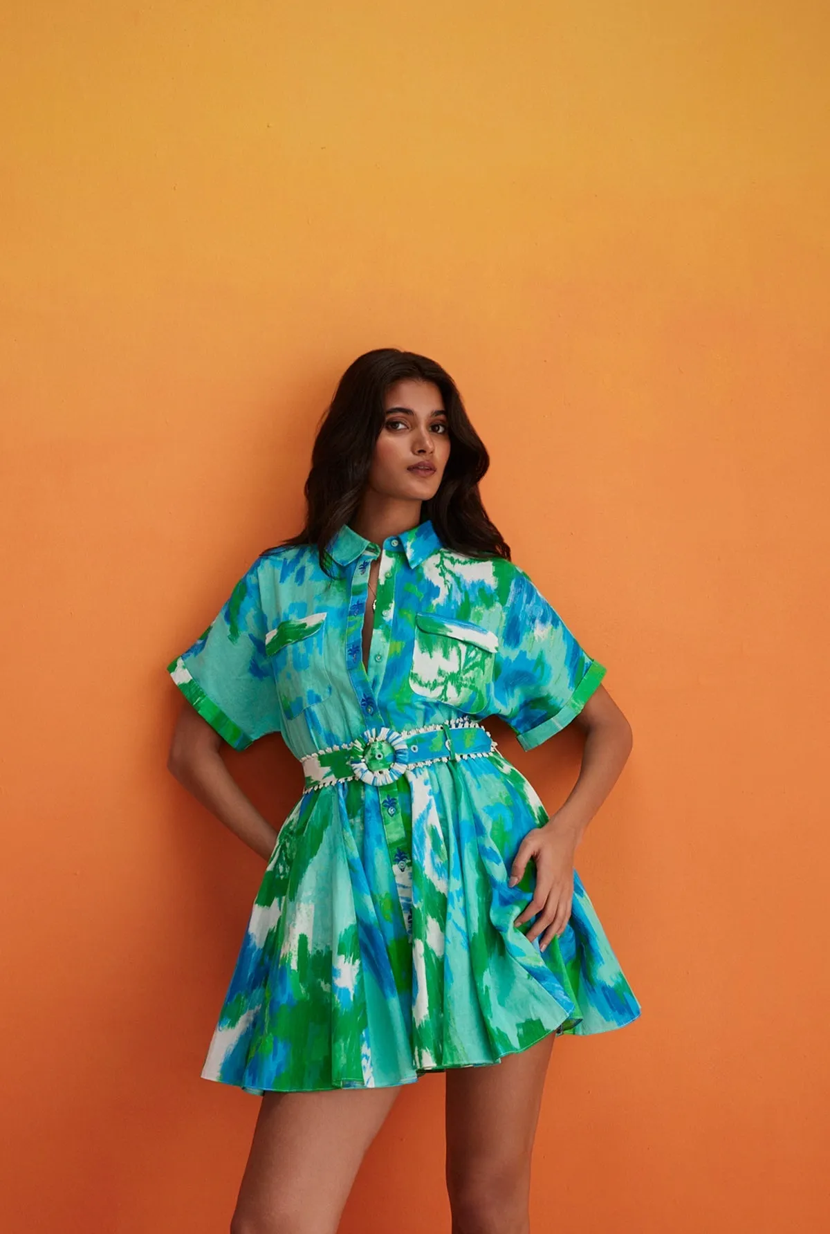 Hemant & Nandita Vida Short Dress