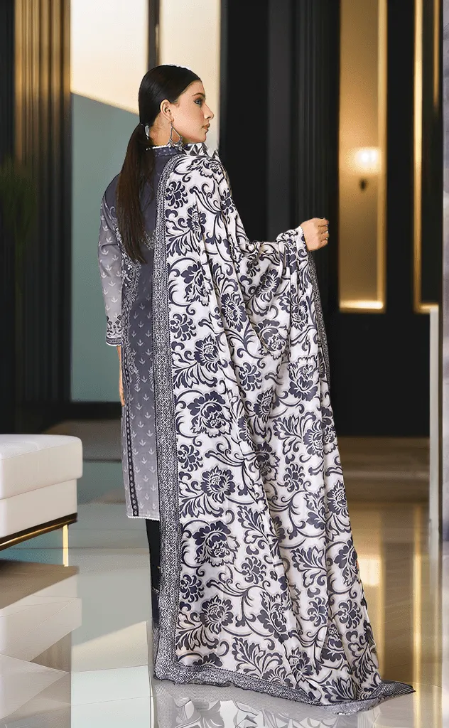 IshDeena Pakistani Dresses for Women Ready to Wear Printed Lawn Kameez Ladies Suit With Printed Silk Dupatta - 3 Piece