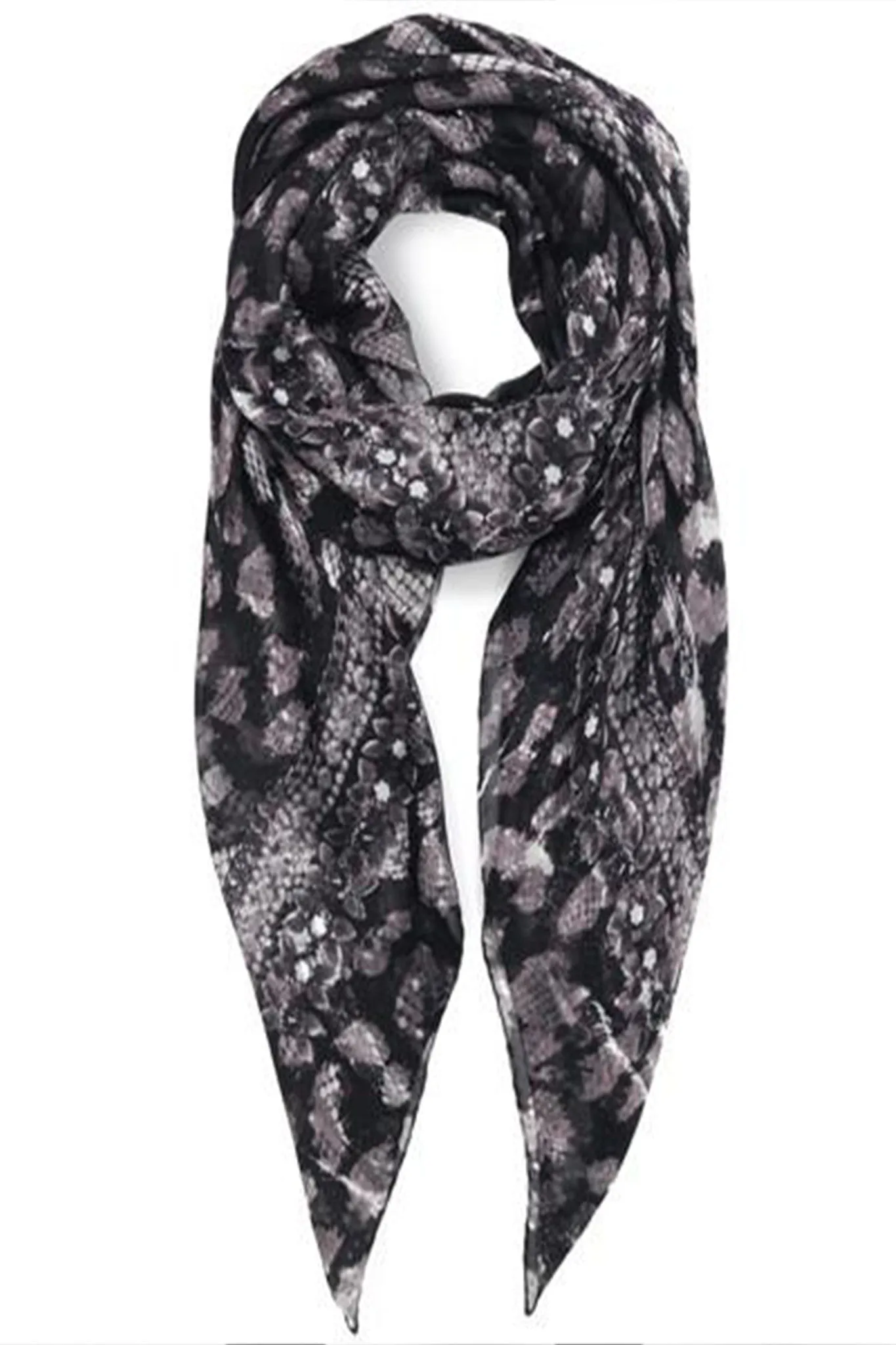 JANE CARR Dalmatian Square Scarf