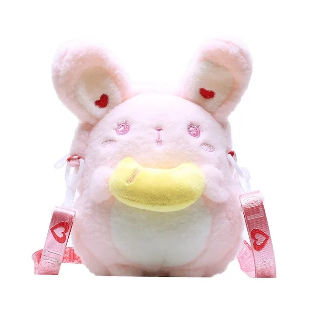Kawaii Plush Duck Handbags