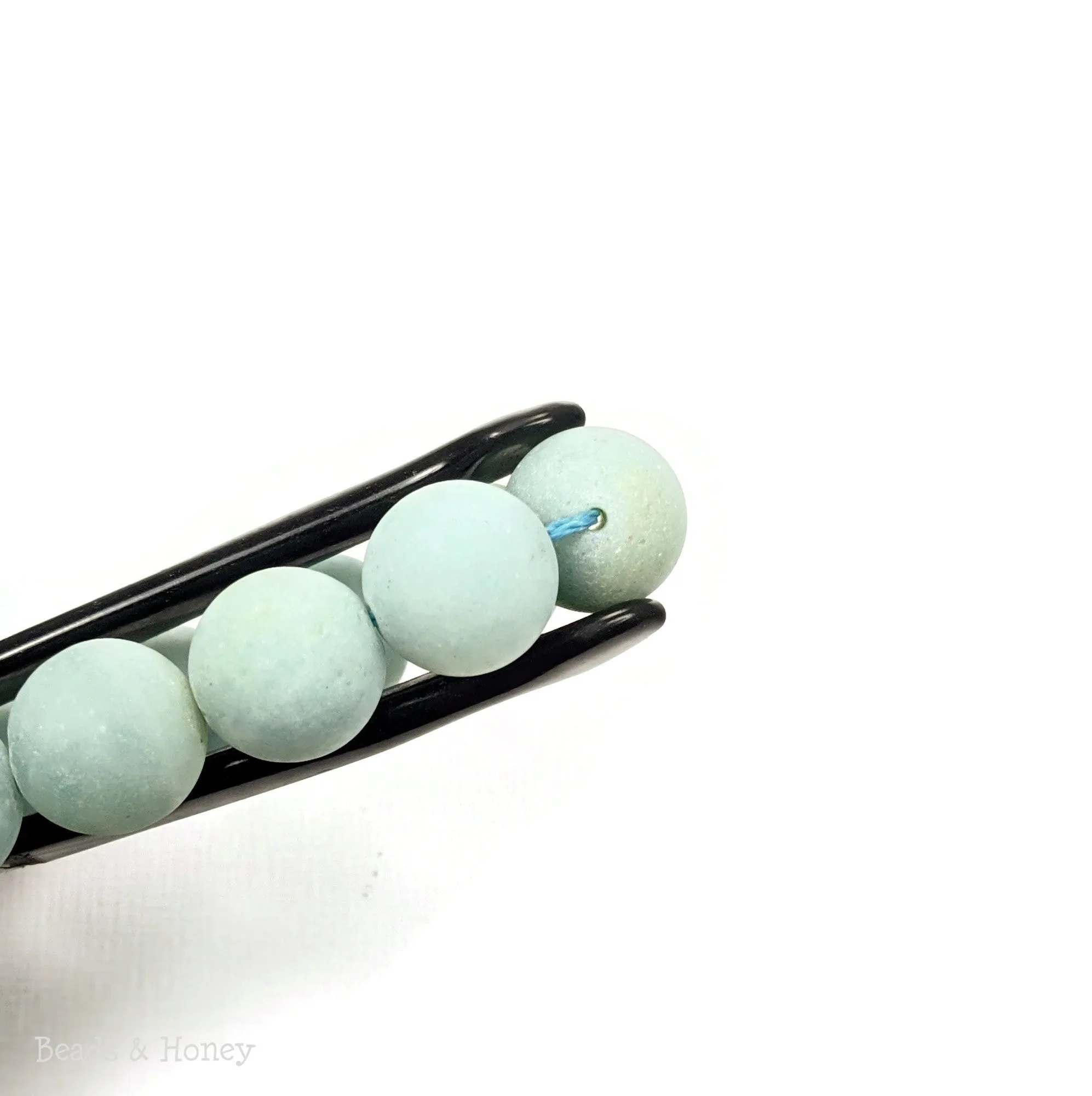 Matte Amazonite Bead Round 12mm (15-Inch Strand)