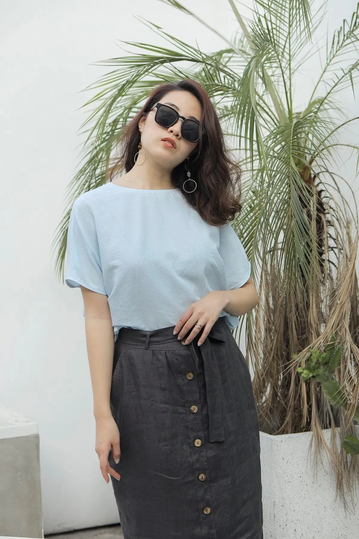 Mila Linen Top