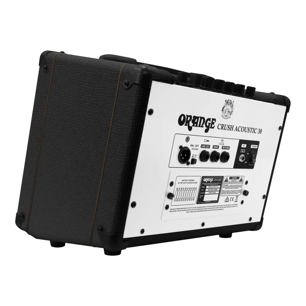 Orange Crush Acoustic 30 30-watt 1x8" Acoustic Combo - Black