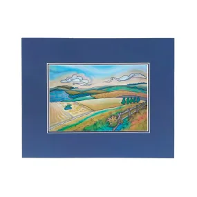 Prairie Dusk - Harvest Print | 14"x11"