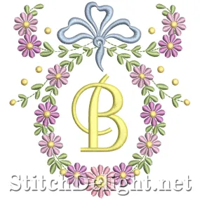 SDS1245 Wispy Floral Font B