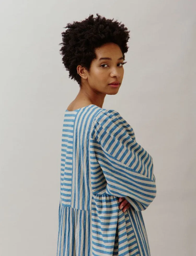 Sideline | Betsy Dress | Blue Stripe