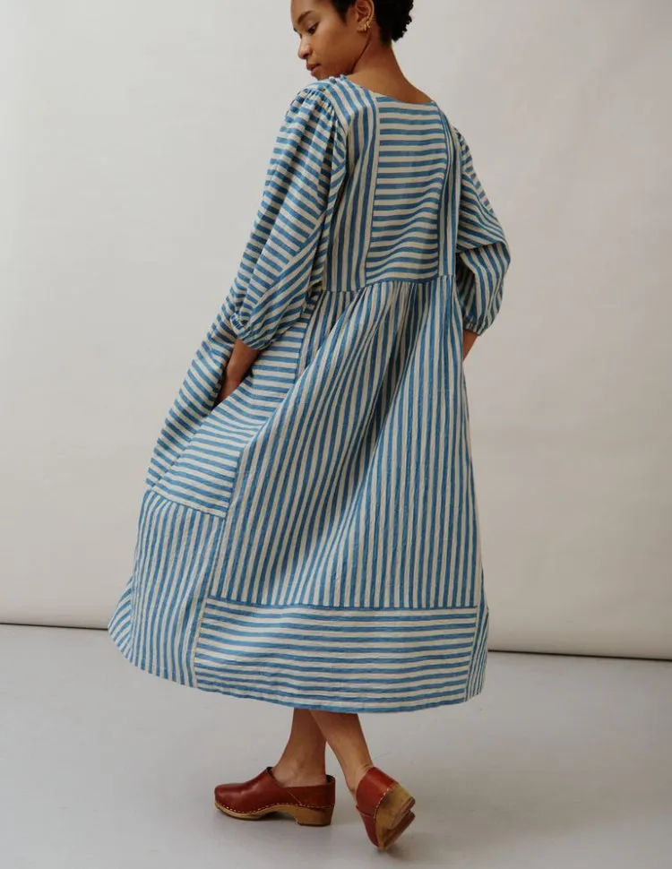 Sideline | Betsy Dress | Blue Stripe