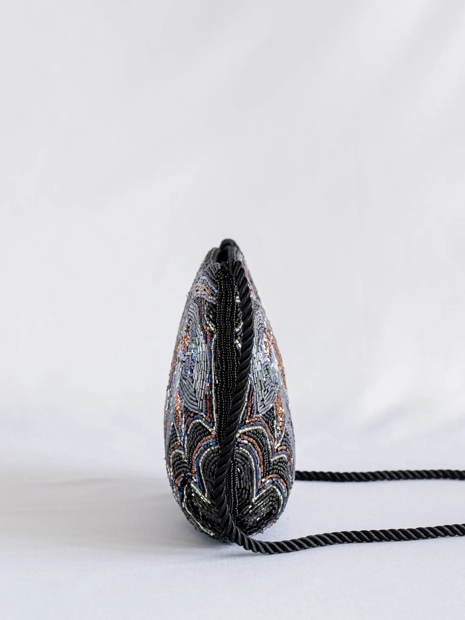 Vintage Copper Bead Detailed Floral Hand-made Sling