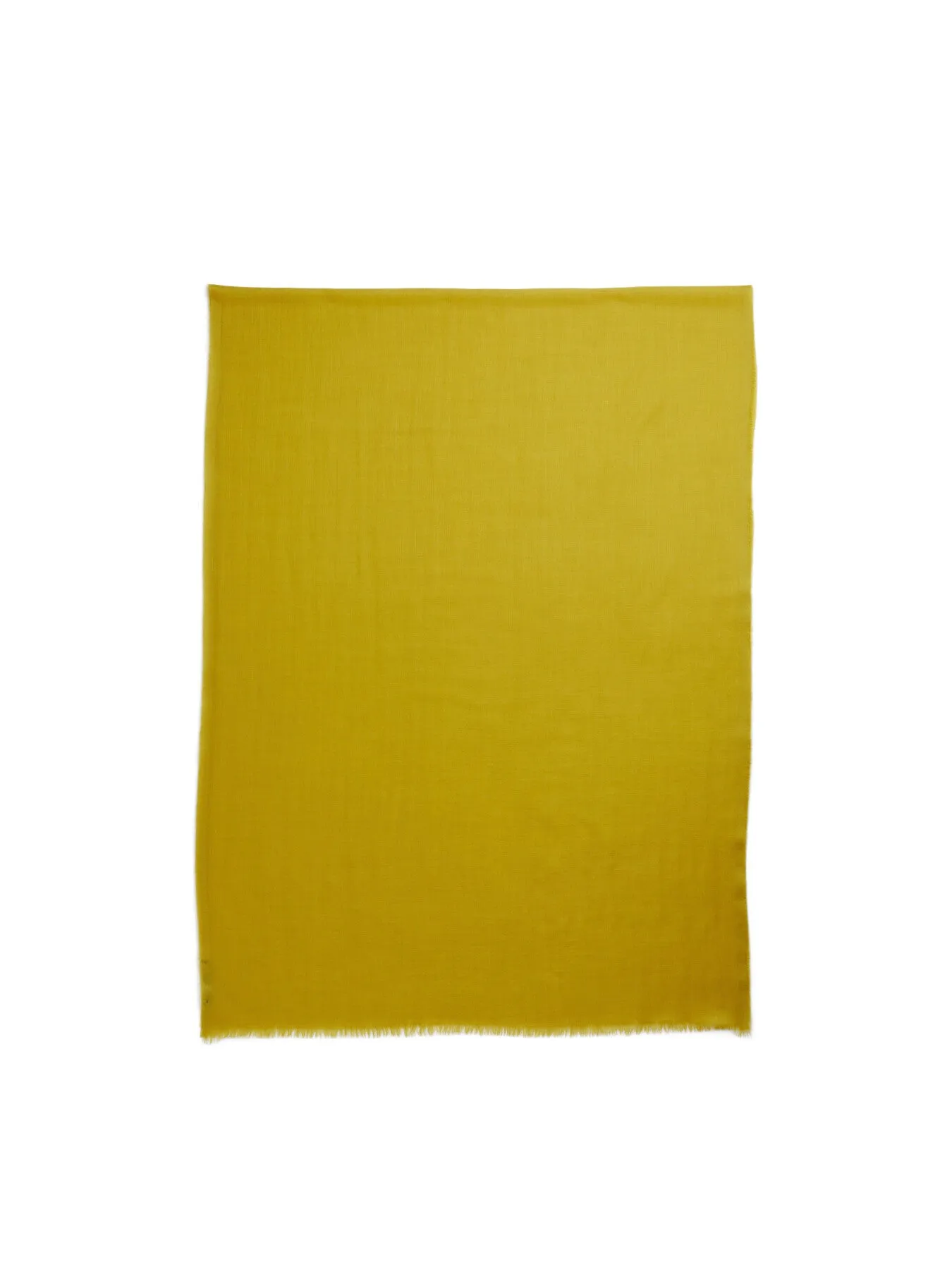 Wispy Lightweight Cashmere Scarf Yellow