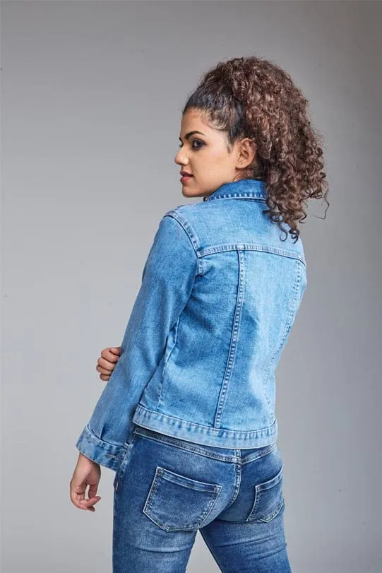 Zoe Washed Denim Jacket