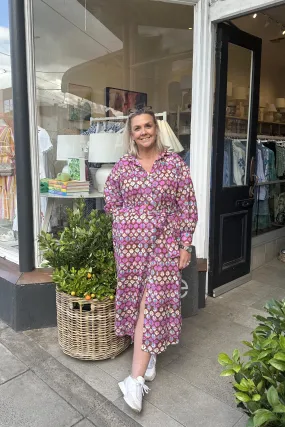 Zulu Dress | Lilac Combo